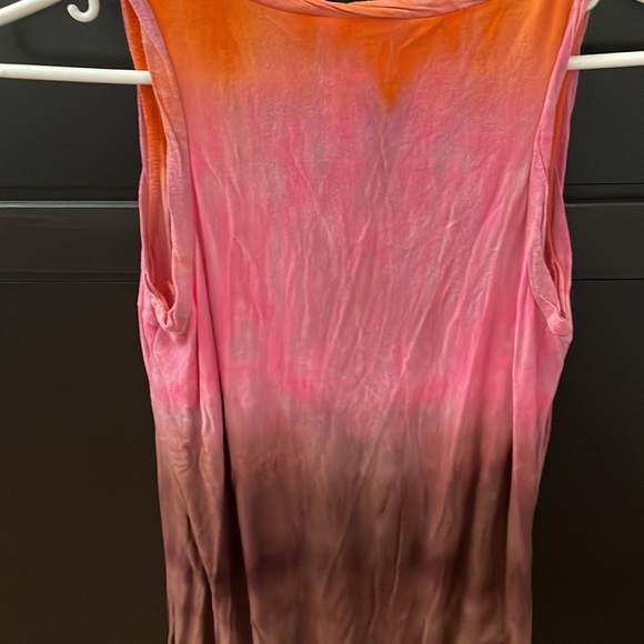 Inc petite multicolour tie dye tank top. Pink/orange/brown. Size s. - Picture 3 of 6